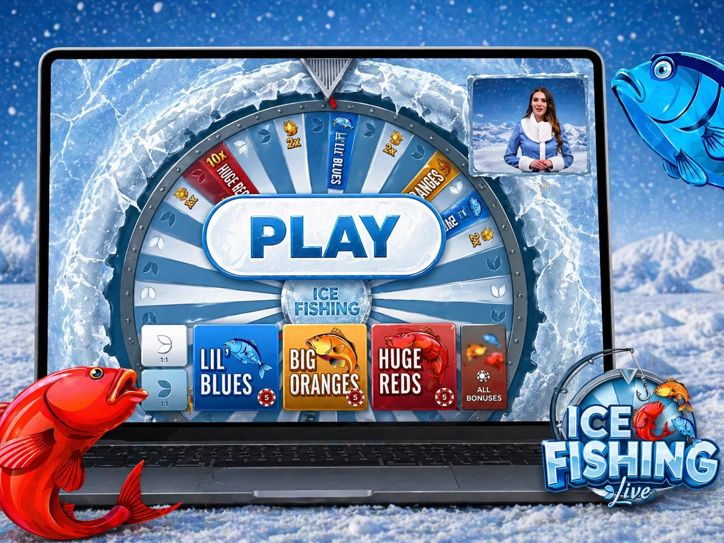 Ice Fishing game demo version preview